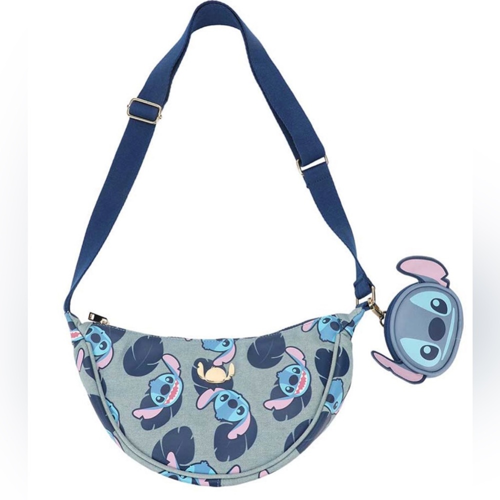 NWT Bioworld Disney’s Stitch sling crossbody with coin purse bag